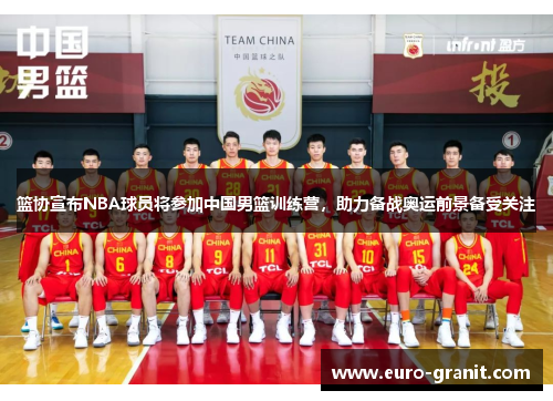 篮协宣布NBA球员将参加中国男篮训练营，助力备战奥运前景备受关注